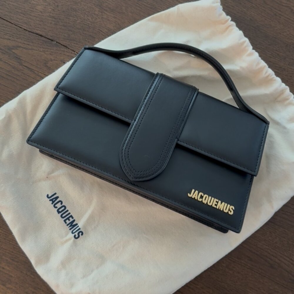 NWT Jacquemus Le Grand Large Bambino Handbag in Black - 40% OFF RETAIL - Picture 5 of 11